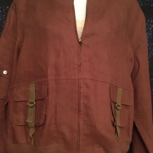 Brown lightweight jacket